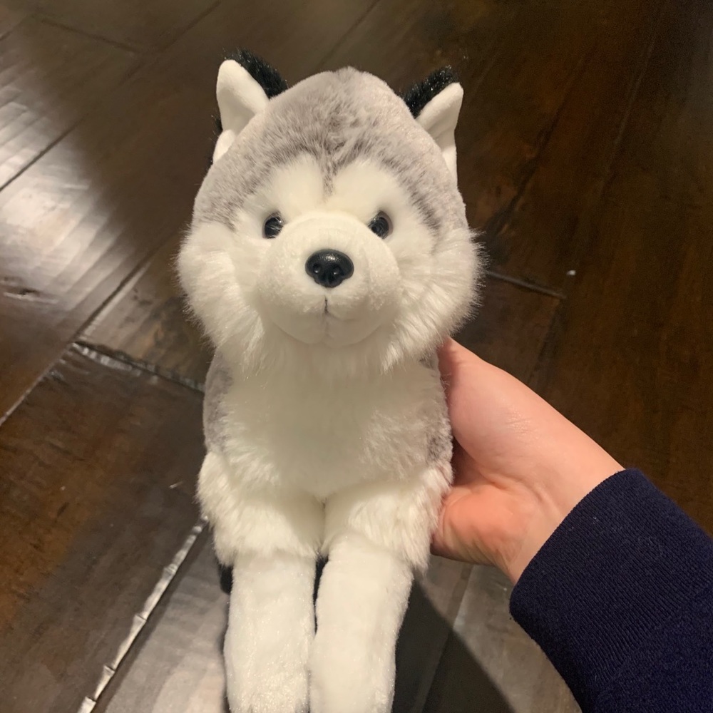 Super Cute and Fluffy Husky Stuffed Animal!